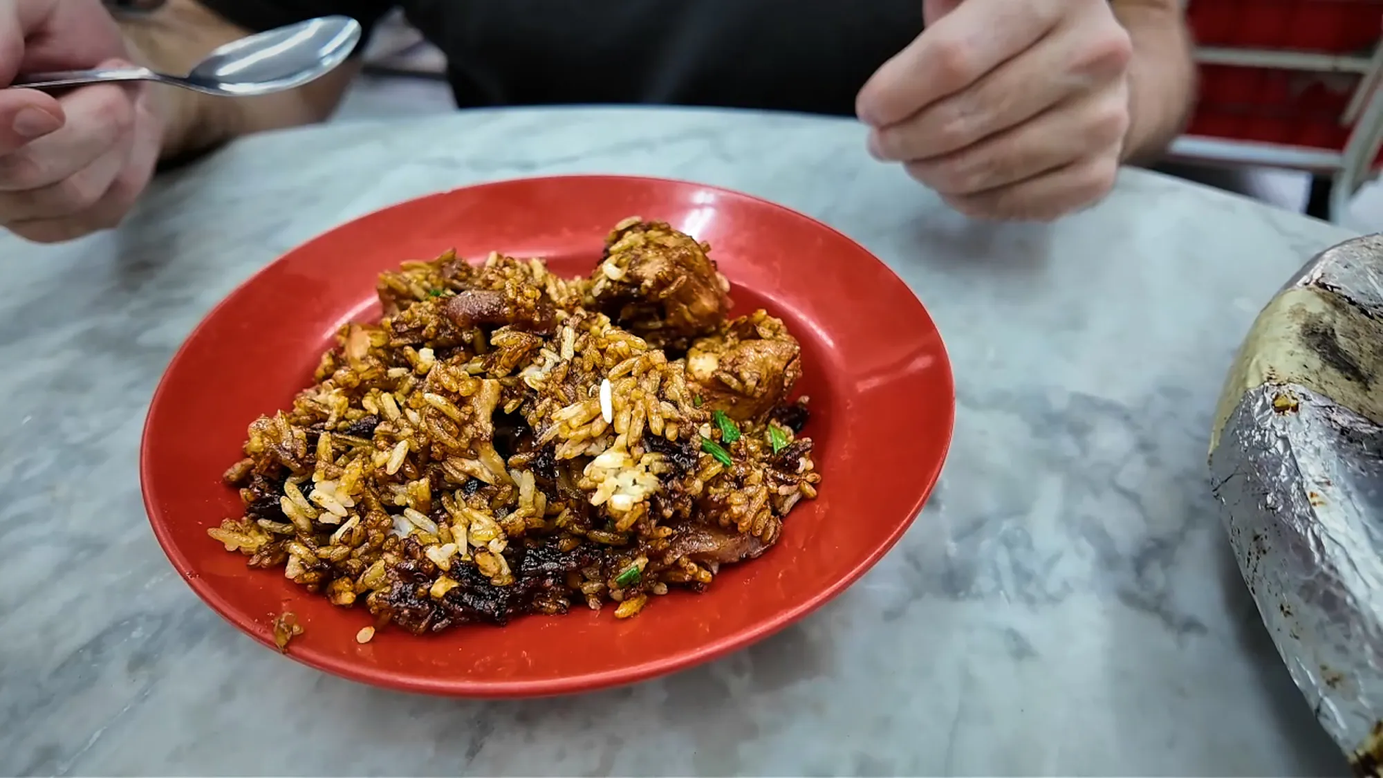 Plate of Claypot chicken
